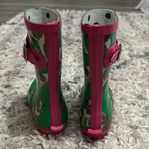 Mini Boden Wellies Rainboots EU26 US9 Kids Jack Russel Terrier Scout Dog - Picture 4 of 7